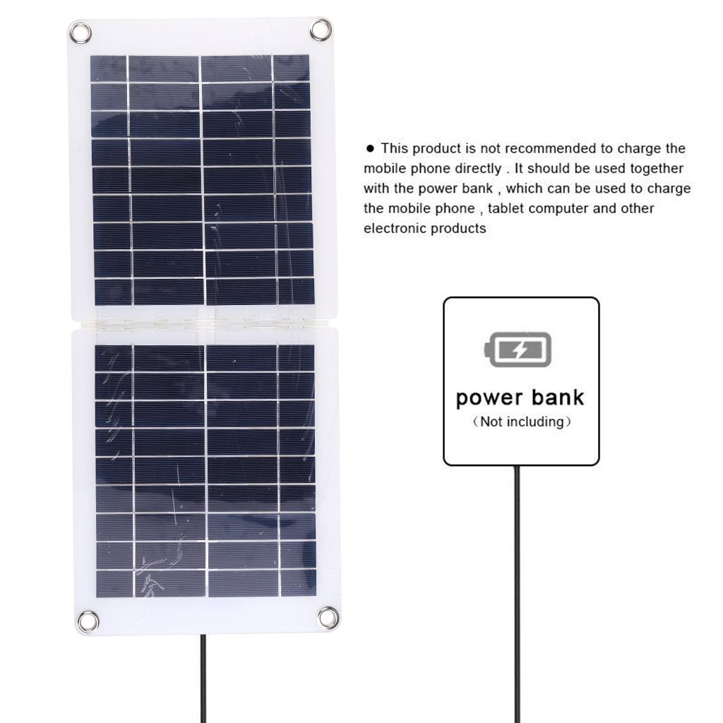 Solar Panel Portable Monocrystalline Solar Charger for Power Station Caravan Boat Camping Camper Car Off-grid Home RV