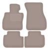 Beige Velours-Fußmatten für: BMW 2 F44 Coupé (2020-)