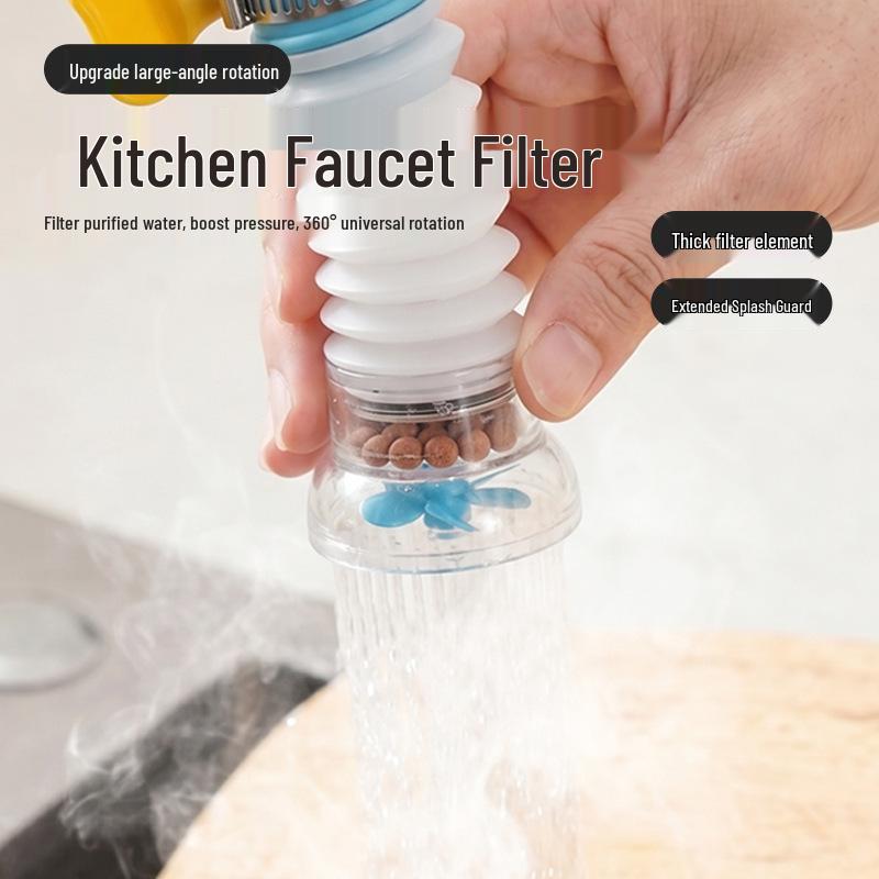 Premium Transparent Shower & Tap Water Purifier with Anti-Splash Filter Cartridge