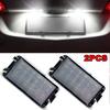2pcs Car LED Number License Plate Lights Error Free For Seat Ibiza 6L Ab Arosa Altea Cordoba MK1 MK2 Leon 1M Toledo 5P 2004-2009