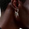 Classic Stainless Steel Rivet Clip Earring for Men Women,Anti Allergy Non-pierced Huggies Earrings,Rock Punk Jewelry Gift