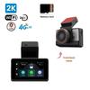 4G LTE 2K Dual Dash Cam, WiFi, GPS, Remote Monitor, Front and Rear, Night Vision