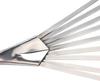 9-Tines Fan Lawn Leaf Hand Rakes Stainless Steel Beech Handle Soil Tille