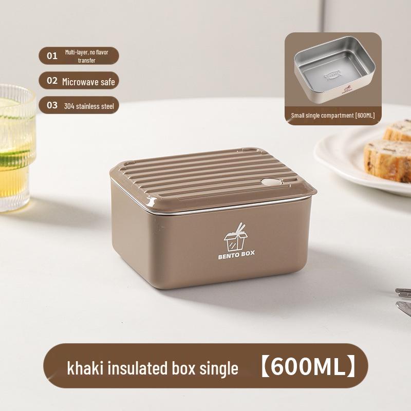Large Capacity Microwaveable Stainless Steel Bento Lunch Box with Free Shipping