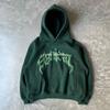 American Retro Zipper Sweater Star Print Hoodie Trendy Men's Casual Jacket