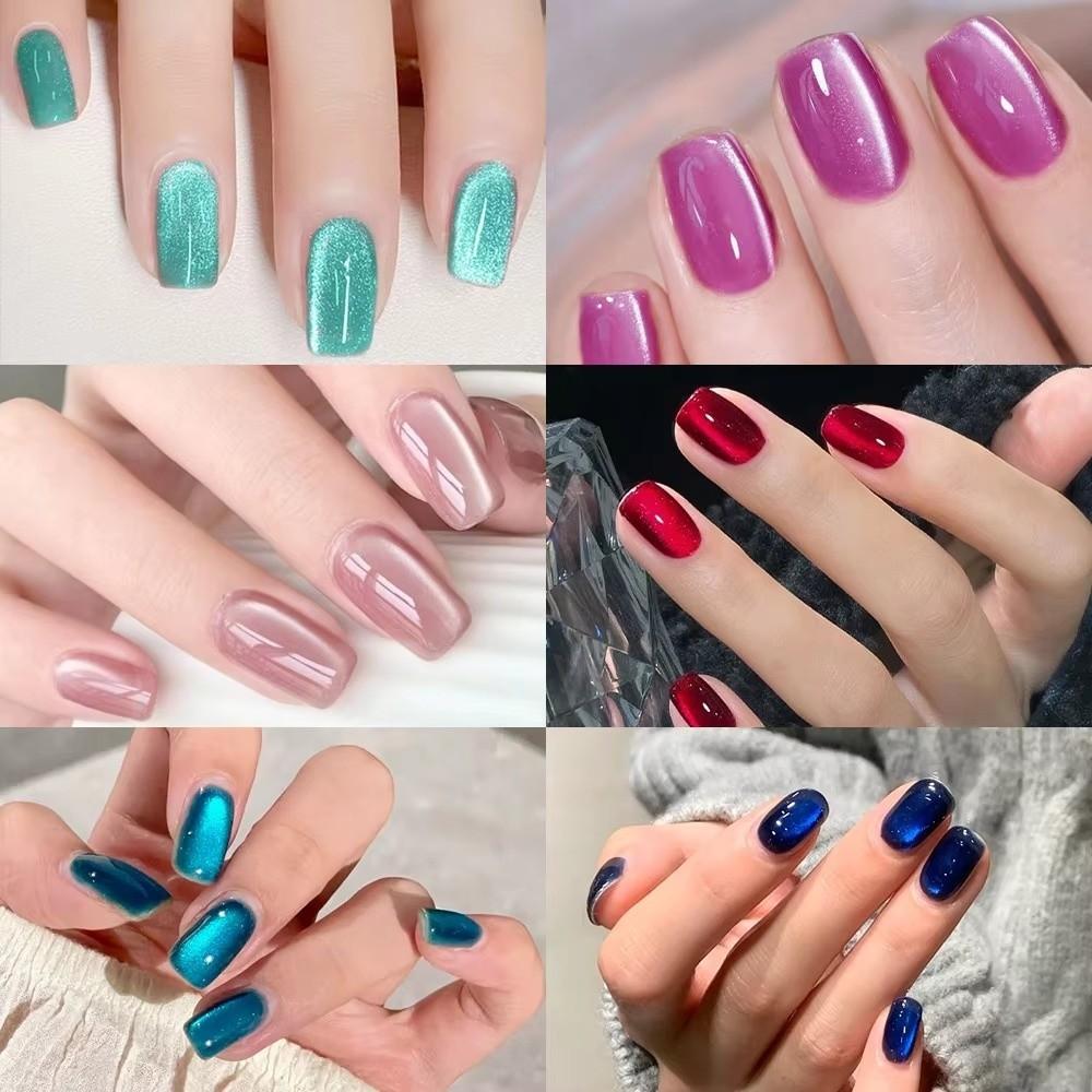 French Design False Nails Red Blue Press On Nails New False Nail Tips  Manicure Tool