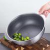 ZISIZ 22cm Honeycomb Non-stick Double-Handle Soup Pot