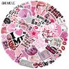 10 30 50 Stück Niedliche Rosa Coole Mädchen Cartoon Aufkleber Ästhetische Sticker Kühlschrank Laptop Handy Tagebuch Schreibwaren Graffiti Aufkleber Kinderspielzeug