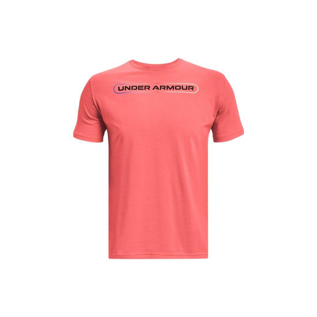 

Under Armour Letter Logo Training T-Shirt Men T-Shirts Red 1361668-690 XXXL