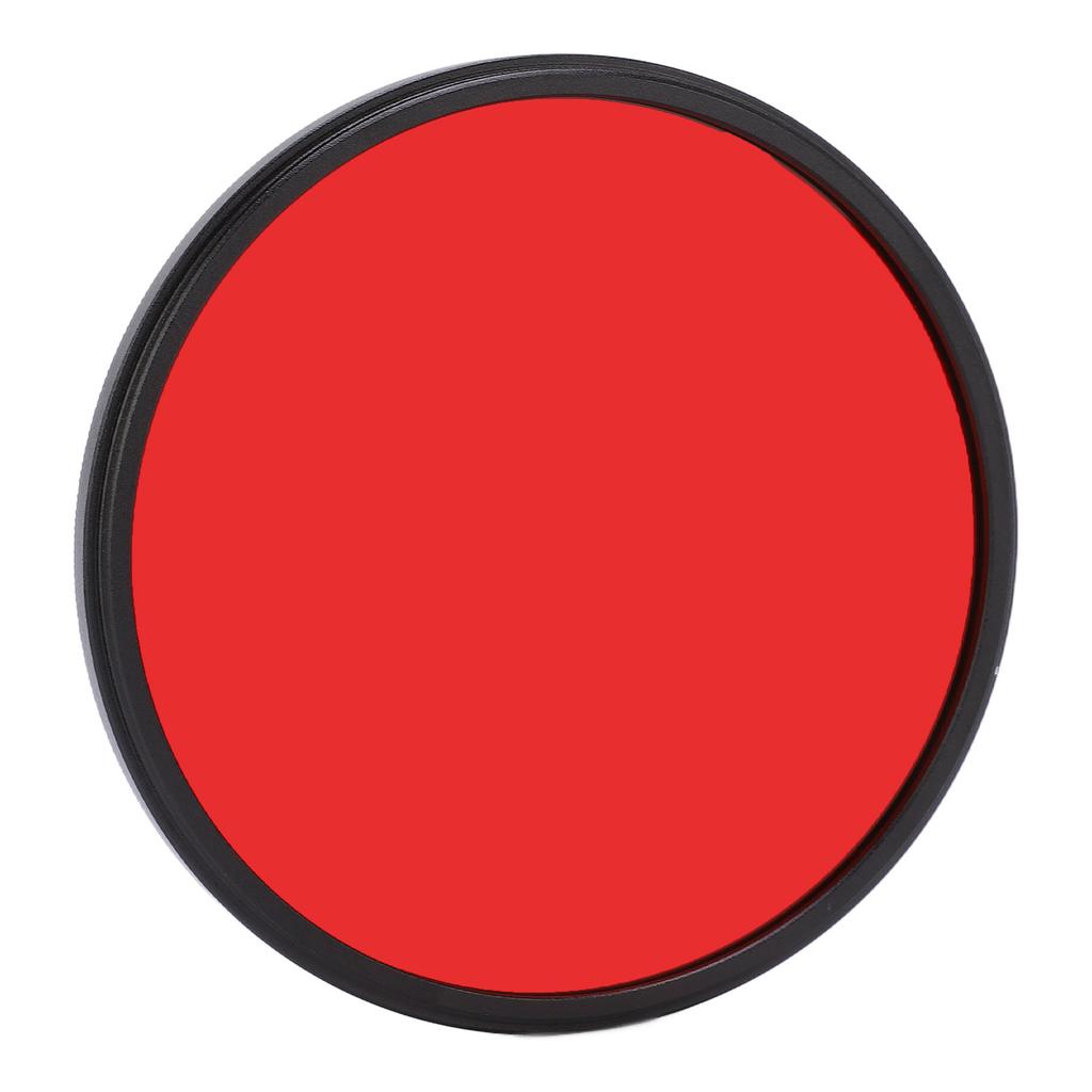 Červený filtr objektivu fotoaparátu Vysoce kvalitní Červený plnobarevný filtr objektivu fotoaparátu pro Nikon DSLR fotoaparát 77 mm