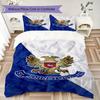 St Johnstone FC Muster Bettwäsche Steppdecken-Set Bettbezug Kissenbezug Heimdekoration Geburtstagsgeschenk (1 * Bettbezug + 2 * Kissenbezug ohne Füllung)