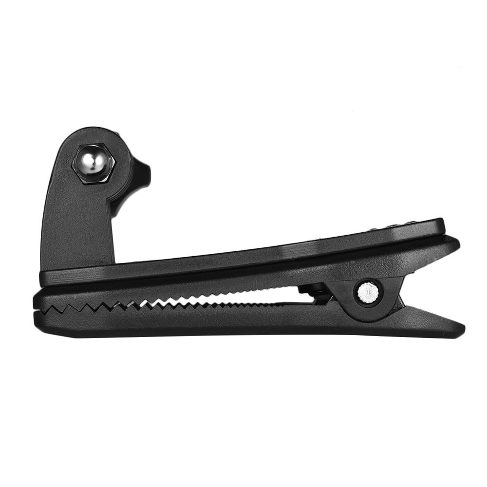 Ryggsäck Rem Cap Clip Mount 360 graders roterande klämarm för GoPro Hero 6/5/4/3 actionkamera