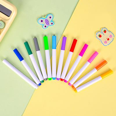 8/12 Adet Suda Çözünür Tebeşir Kalemleri LED Panoları Sanat El Sanatları Pürüzsüz Uygulama Kalın Çizgiler Silinebilir Mürekkep Neon Kalemler