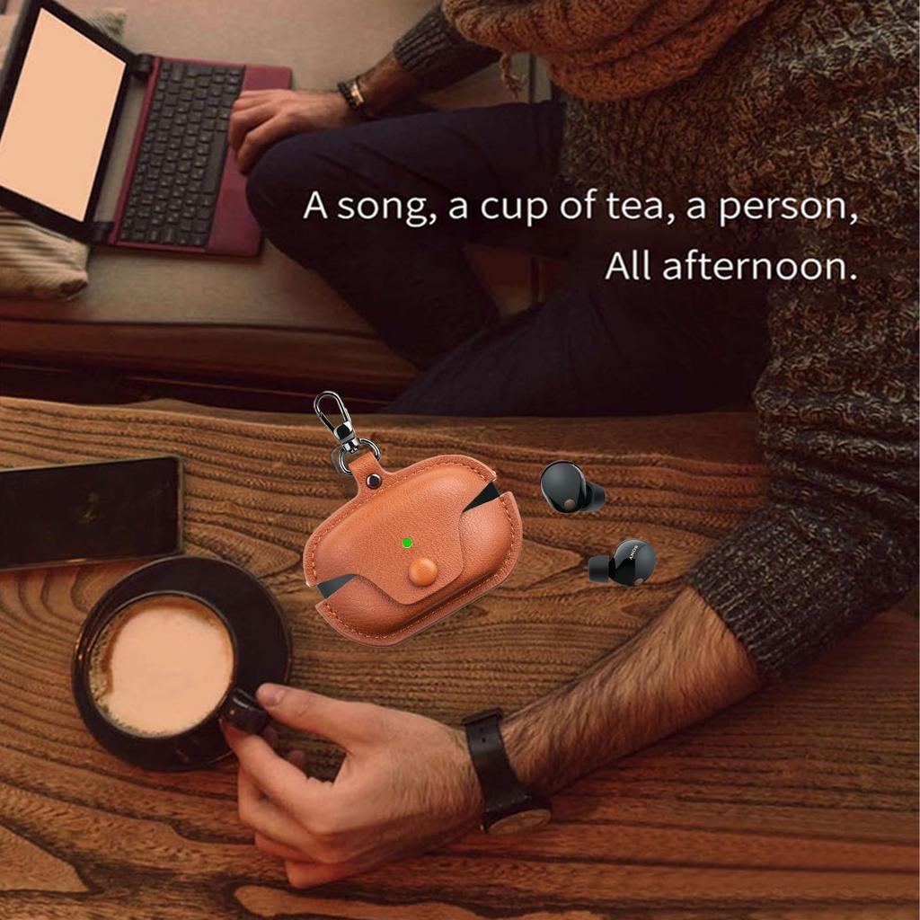 YAODLE Case Sony Case Genuine Leather Italian Leather SONY Cover Luxury Genuine Leather PU Leather Full Protection Shockproof Compatible with Wireless