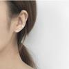 Crystal Round Shape Magnetic Fake Earring Studs No Piercing Gift For Friend Stimulating Acupoints