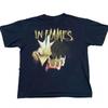 In Flames Band Monster Art Graphic T‑Shirt