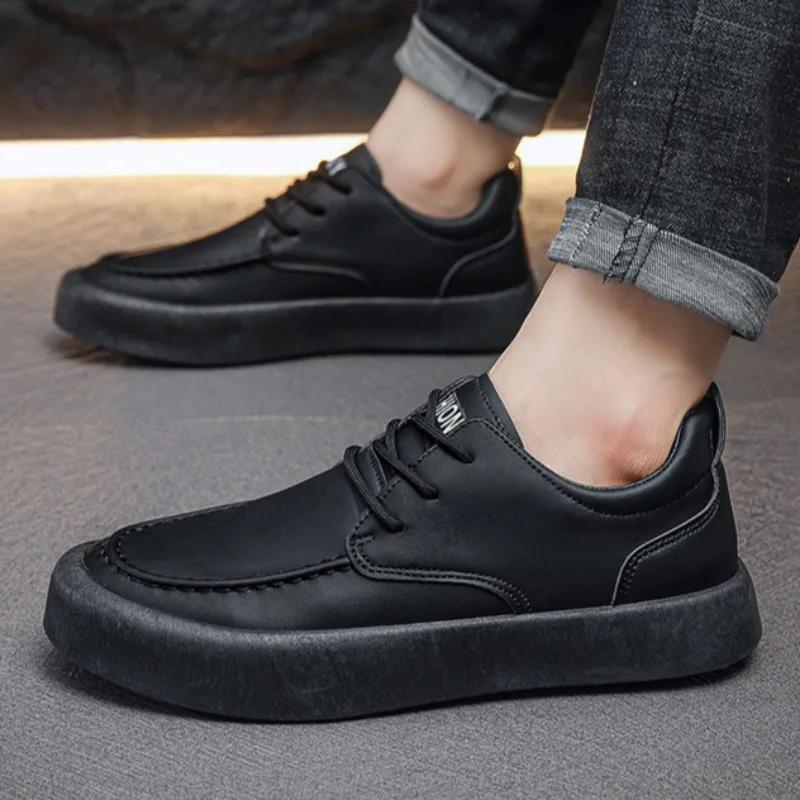 Marken Leder Freizeitschuhe 2025 Britischer Stil Retro Mode Slipper Klassiker Business Arbeitsschuhe Mokassins Formelle Kleidung Schuhe