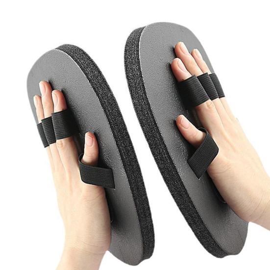 Baseball Pancake Glove Foam Fielding Trainer 5-Finger Baseball Infield Training Glove for Baseball Softball Lovers Players