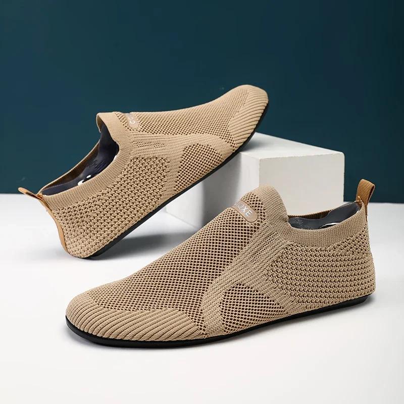 Maedef Men'S Loafers Lightweight Shoes Men Comfortable Casual Athletic Footwear Breathable Mesh Durable Outdoor Walking Shoes