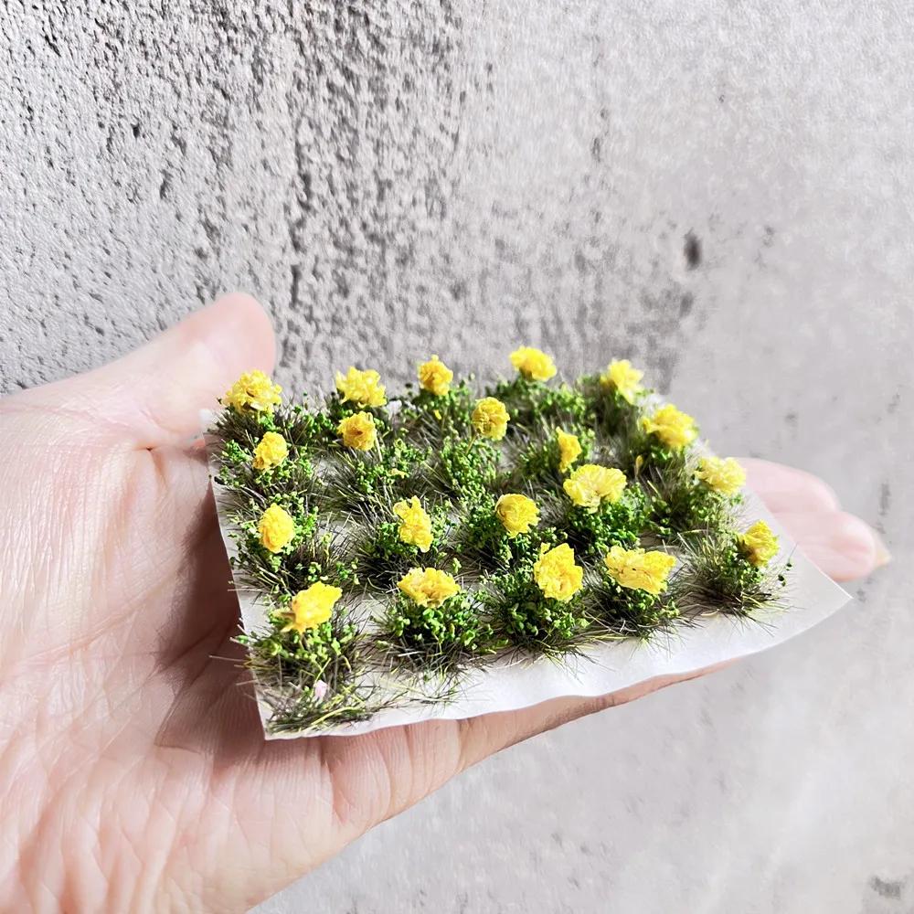Blumen-Miniaturmodell 20 mm 20 Stück Künstliche Gras Pflanze für Mikrolandschaft Sandtisch DIY für Kinder Erwachsene Kindergeburtstagsgeschenk Feiertagsgeschenk