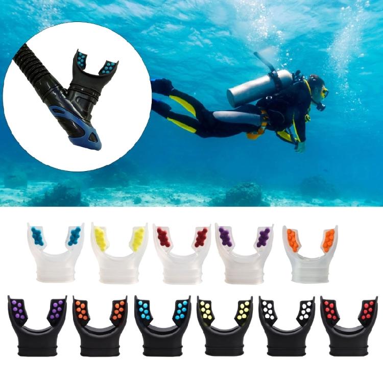 Silicone Diving Mouthpiece With Small Dots Under-water Breathing Accessories