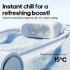 Neck Fan with Cold Compress Function 3-speed Wind Portable Personal Sports Fan for Home Outdoor Travel