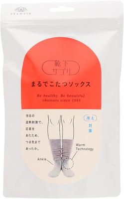 Meias Okamoto Como um Suplemento de Quarto Frio de Inverno Kotatsu, Meias, Quentes, Proteção, Meias, 532-995
