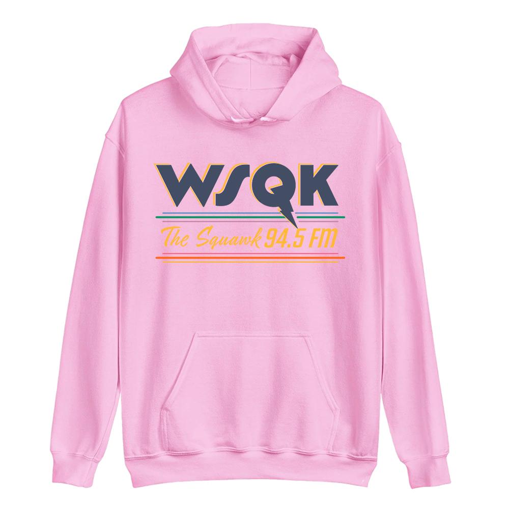 WSQK The Squawk 94.5 FM Bluzy Beam Me Up Place Sucks Nadrukowane Bluzy z Długim Rękawem z Kapturem Odzież Unisex