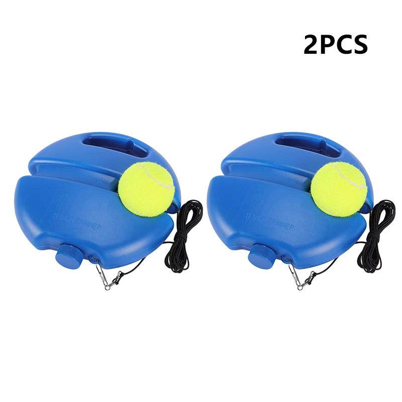 Heavy Duty Tennis Training Aids Base With Elastic Rope Ball Practice Self-Duty Rebound Tennis Trainer Partner Sparring Device