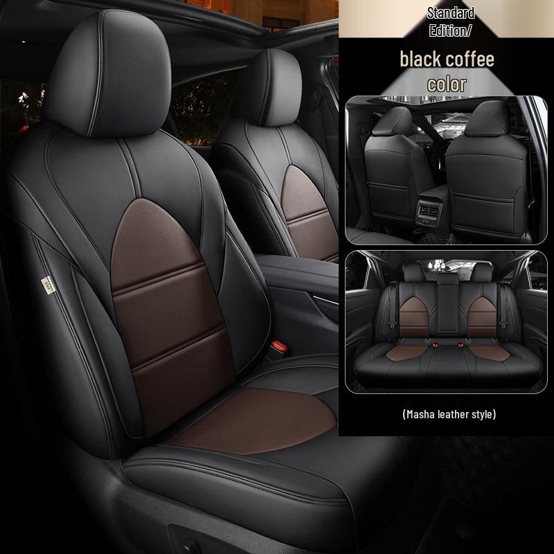 Universal Genuine Leather All-Season Car Seat Cover for Five-Seat Models