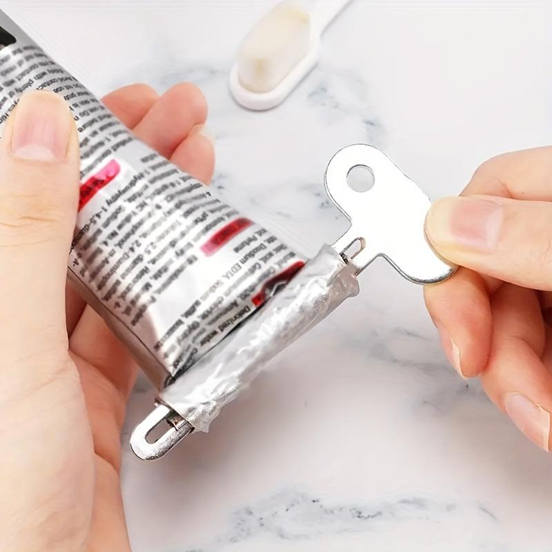 1PC Squeezing Toothpaste Artifact Manual Hand Cream Squeezing Hair Dyeing Cream Pigment Cream Clip Stainless Steel