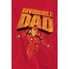 Iron Man Unisex Adult Invincible Dad Flying Fathers Day Sweatshirt