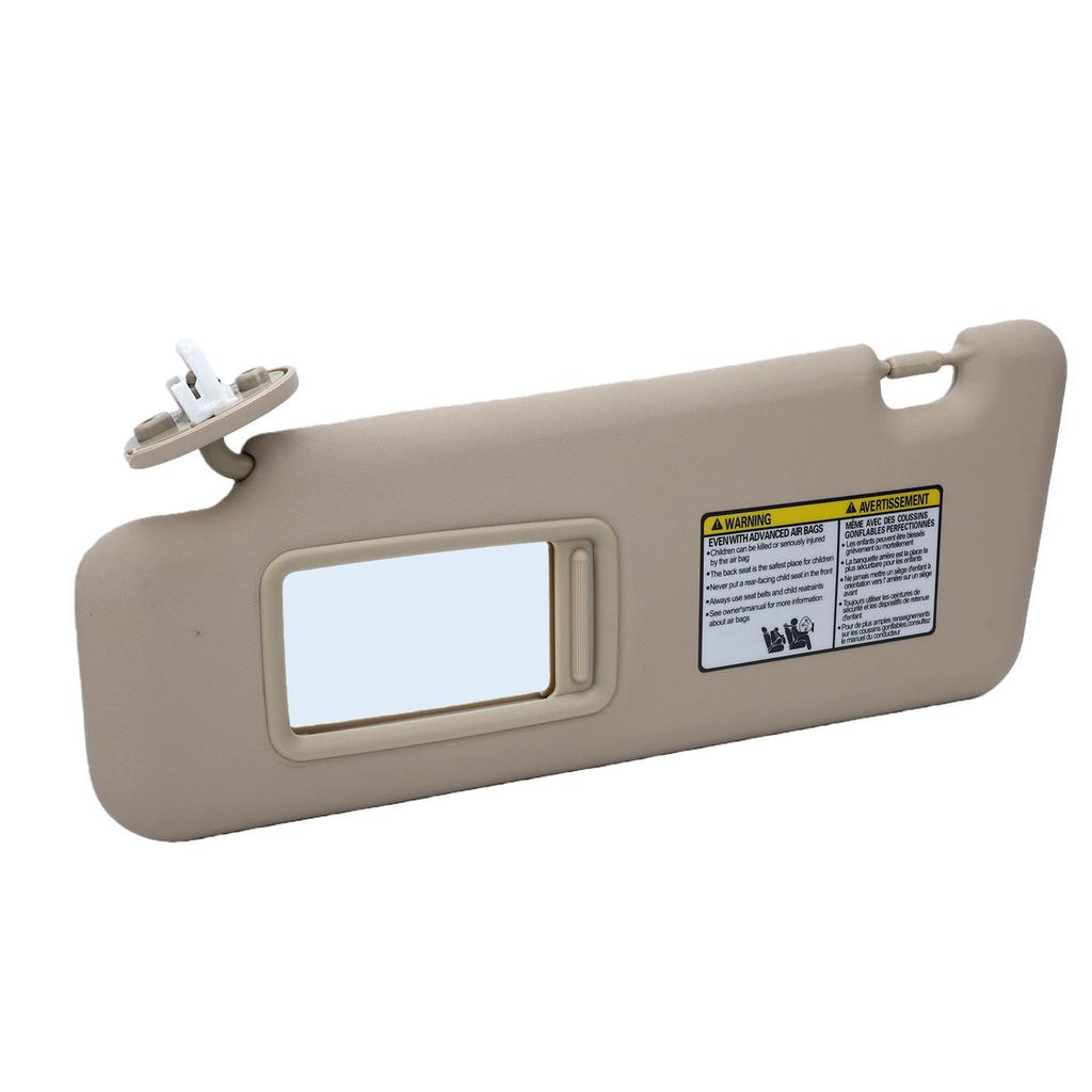 Driver Side Sun Visor with Mirror Replacement for Toyota 2008 2013 Sun Visor 74320 48500 E0