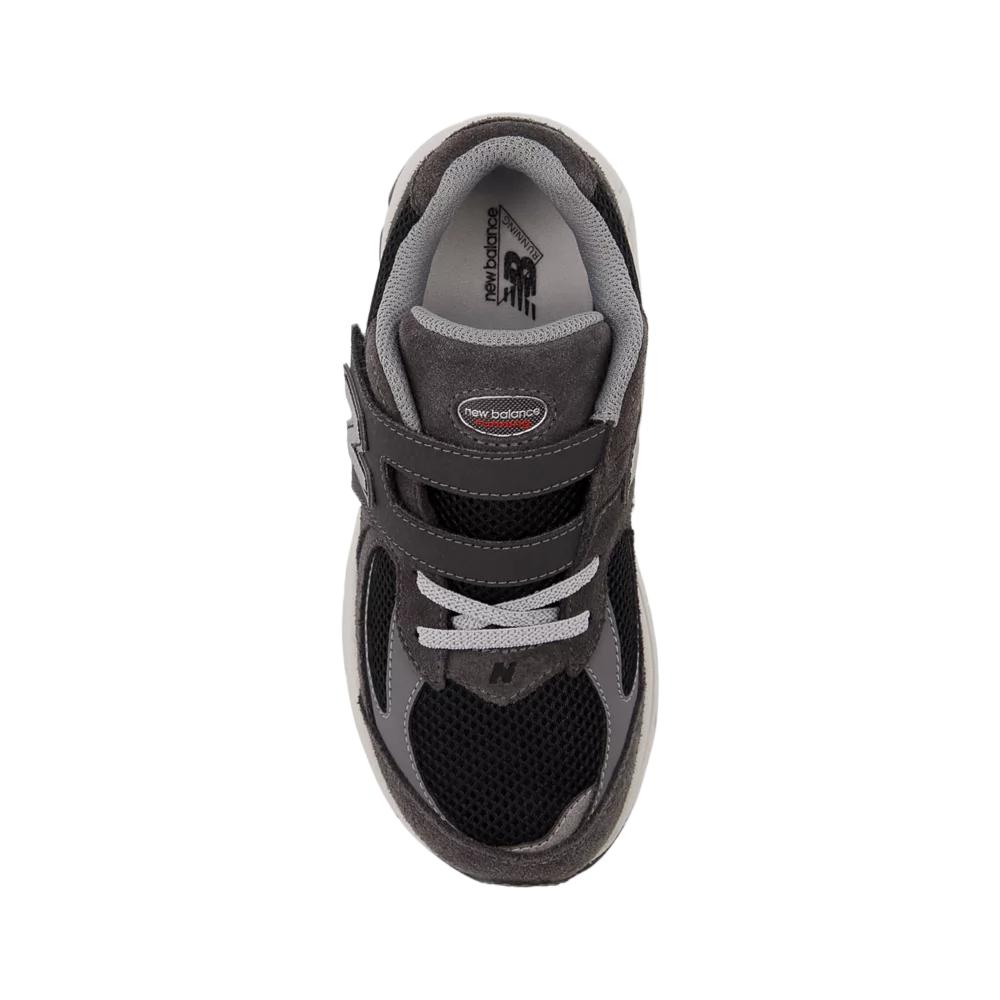 New Balance NB 2002 Mesh Suede Hook And Loop Trendy Comfortable Stylish Cool Shock Absorption Running Shoes Kids Running Shoes Black Gray PV2002RA