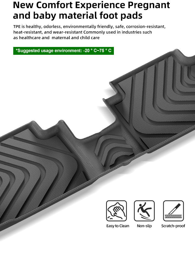 Eco-Friendly TPE Floor Mats and Trunk Mat for 2023 Honda HR-V/ZR-V