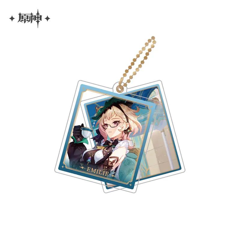 Sunsyea Genshin Impact Official Merch miHoYo Original Theme Series Keychain Vol.3 Alhaitham Kaveh Furina Wanderer Navia