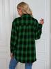 Autumn/Winter 2025 Women's Plaid Boyfriend-Style Loose Shirt