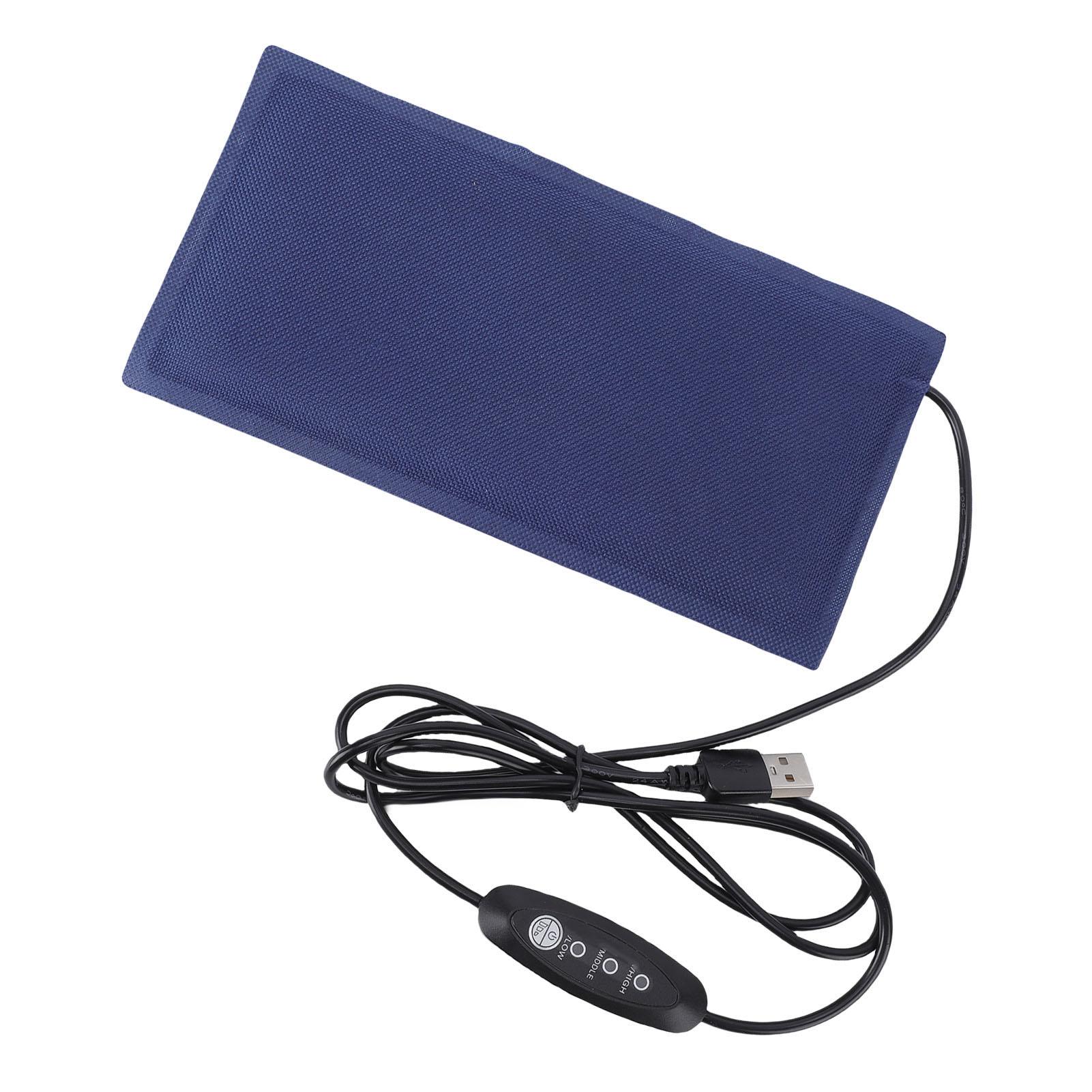 

Small Reptile Heating Pad Multifunctional Soft USB Portable Pet Terrarium Heat Mat for Breeding Box Cage