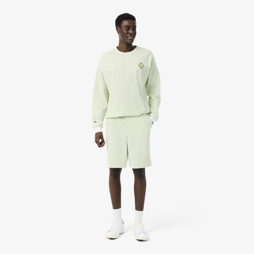 [Lacoste] Men s Golf Seersucker Bermuda Pants FH1283-56G3IG 40