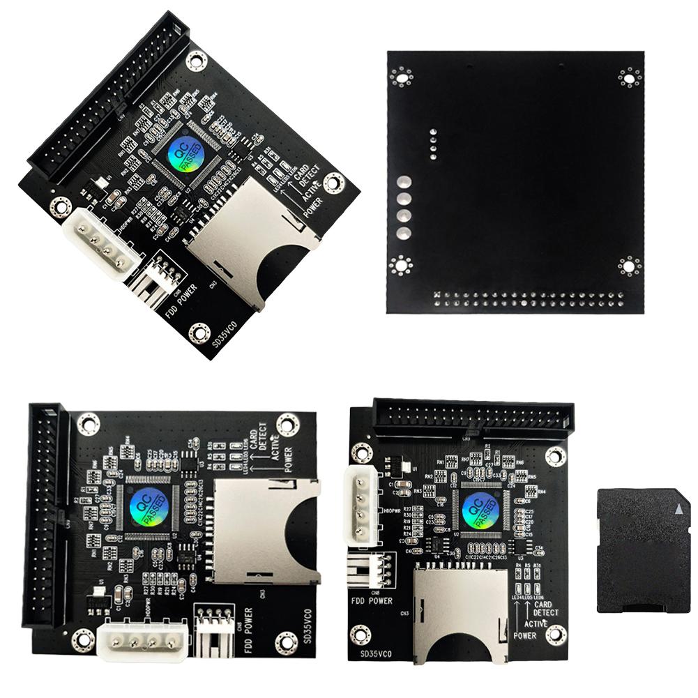 SD To IDE 3.5 Inch 40Pin Male IDE Adapter Card 40Pin IDE Hard Drive Adapter Converter Support for Dos Linux Windows