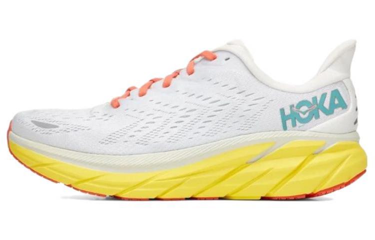 HOKA ONE ONE Clifton 8 Blanc De Blanc Illuminating Yellow 1119393-BDBI 41