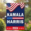 1-5Pc Kamala Harris 2024 Bandeira de jardim com cores vivas Bandeira Kamala Harris Bandeira de quintal Kamala Harris para eleição presidencial americana