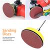 60PCS 2inch Round Shape Red Sanding Discs 100 240 600 800 1000 2000# Grit Sand Papers