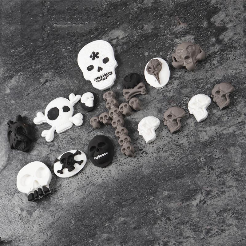 loween Sugar Art Pumpkin Skeleton Spider Owl Coffin Cake Decoration Silicone Mold Baking Cooking Tools