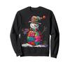 Snowman Christmas Motif Artwork Family Snowman Sweatshirt X-Mas