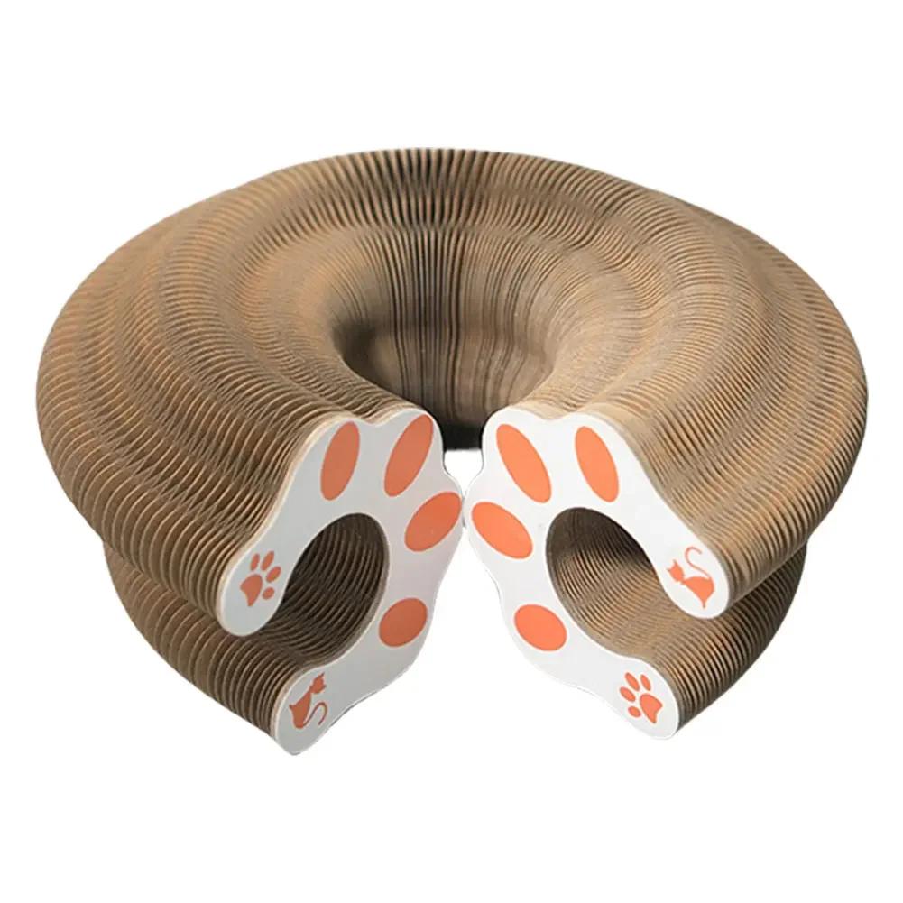 

Интерактивная когтеточка для кошек с дизайном «Волшебный орган» - Забавная игрушка-гармошка для стачивания когтей и игривые товары для питомцев