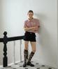Leteoli Cancan Frill Mini Shorts_Black
