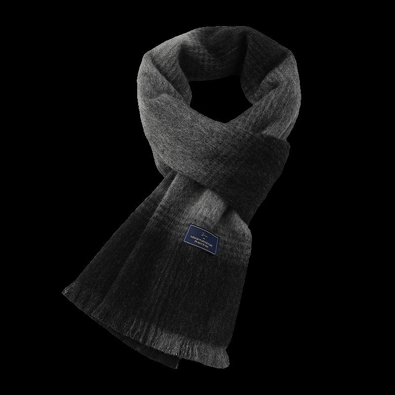 Men's Pure Wool Scarf Gift Set
