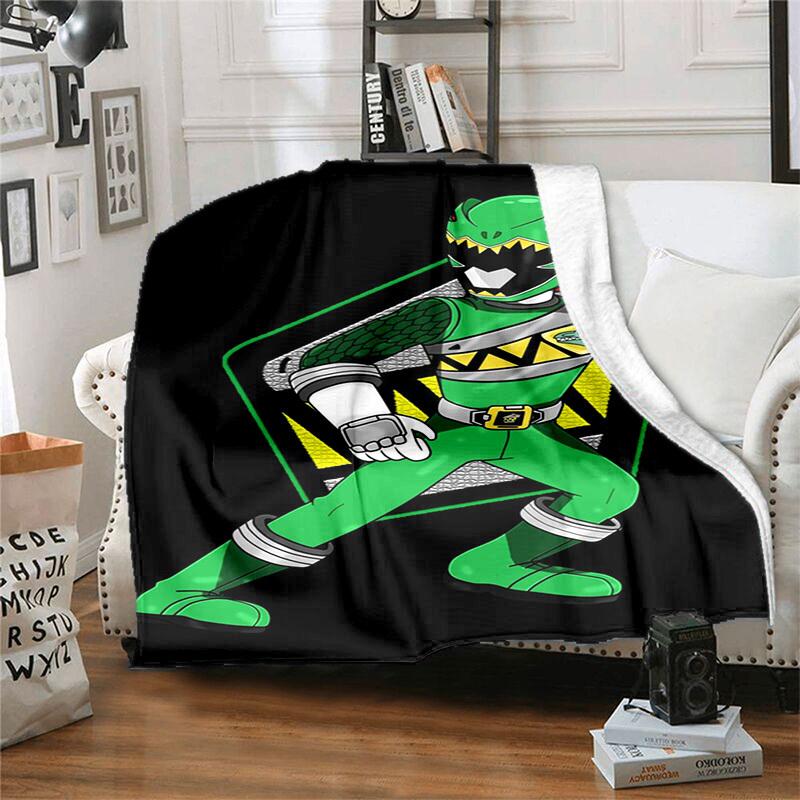 1pcPower Rangers Green Ranger Blanket - Soft Comfortable, Suitable for All Seasons, Perfect Gift for Home BlanketA043043m
