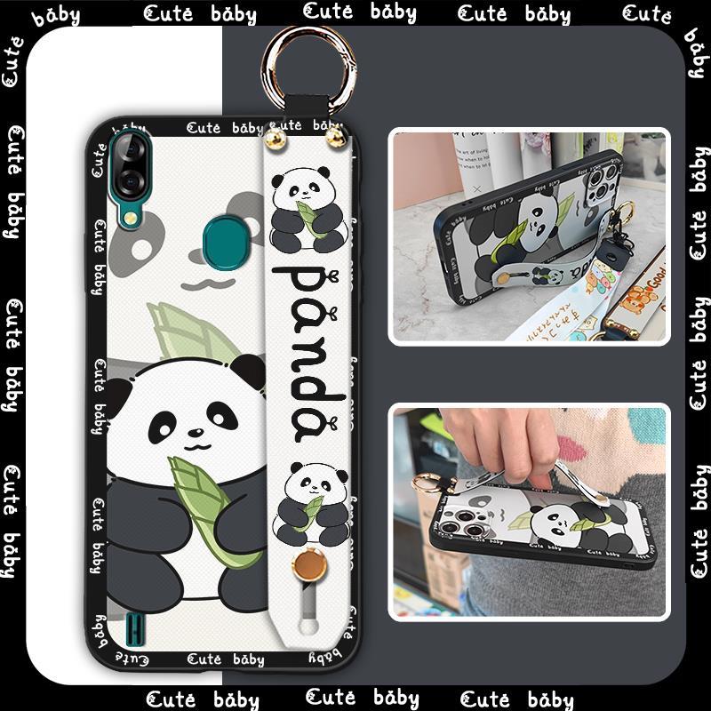 Kickstand Fashion Design Phone Case For Blackview A60 Pro Dirt-resistant Wrist Strap Anti-dust Shockproof Silicone Ring